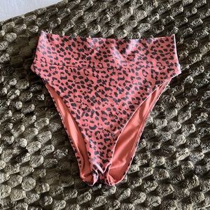 Aerie high cut cheeky bikini bottom